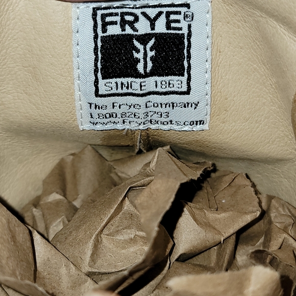 Frye Boots - Yth 3.5 (Woman 6) - Brown Leather Boots - EUC - Style 3496064WHS - Picture 9 of 13